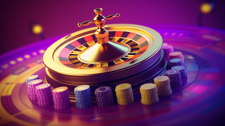 Free Photo 3d casino roulette