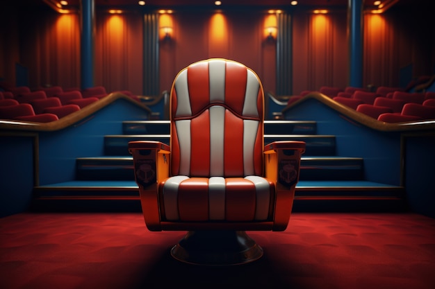 Сиденья в 3D-кинотеатре