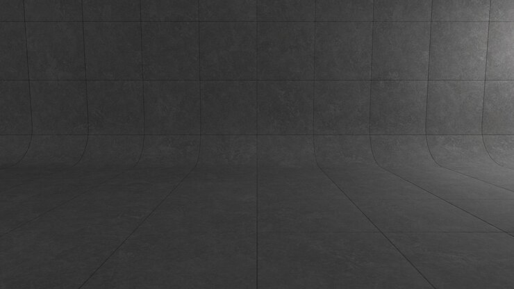 Free Photo 3d concrete interior with architectural columns and structures