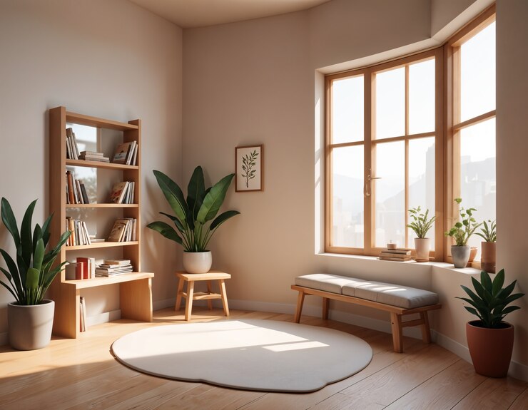 무료 Photo 3d 쾌적한 독서실