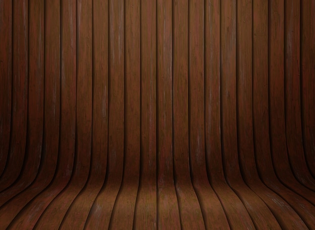 無料写真 3d曲線の木製のプレゼンテーションの背景