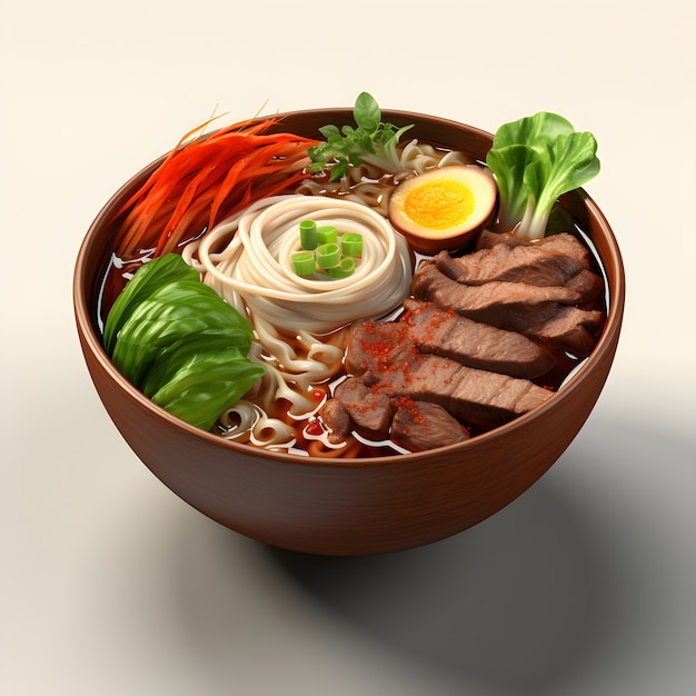 Free photo 3d delicious food for tet vietnamese new year