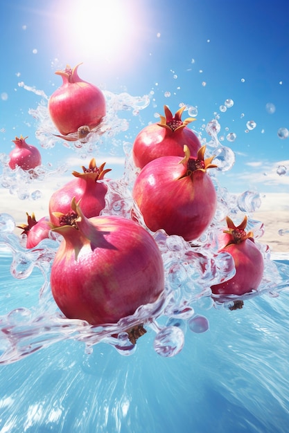 Free photo 3d delicious seasonal fruits