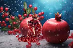 Free photo 3d delicious seasonal fruits