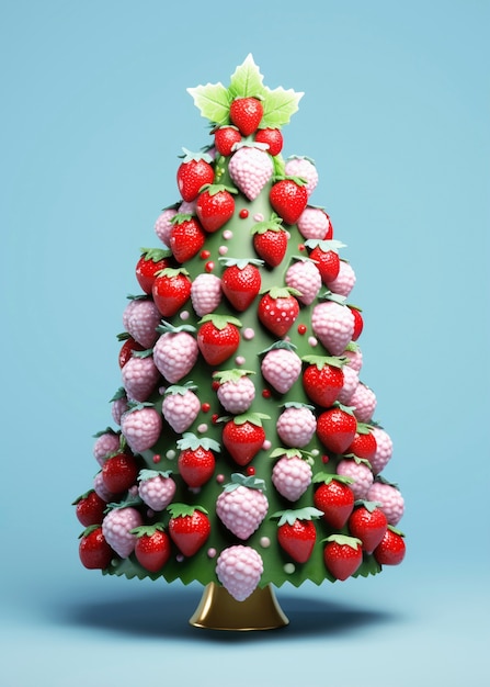 3d delicious seasonal fruits