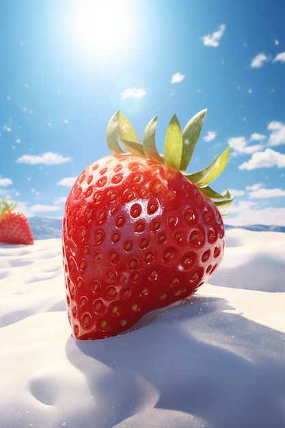 3d delicious seasonal fruits