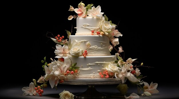 3d delicious wedding cake design