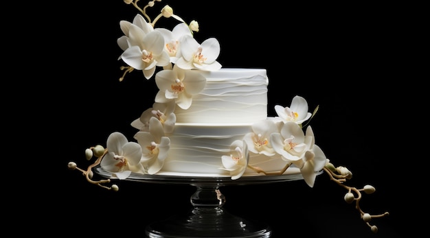 Free photo 3d delicious weeding cake design