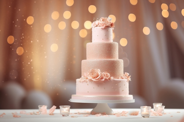 3d delicious weeding cake design