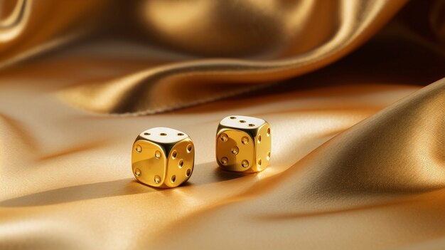 3d dice  with cloth