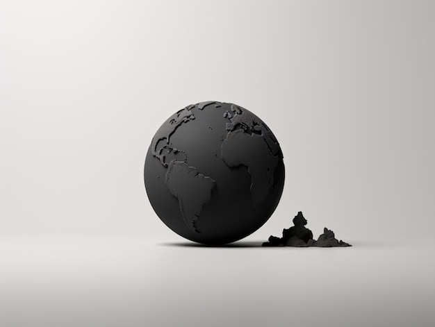 Free photo 3d earth planet shape