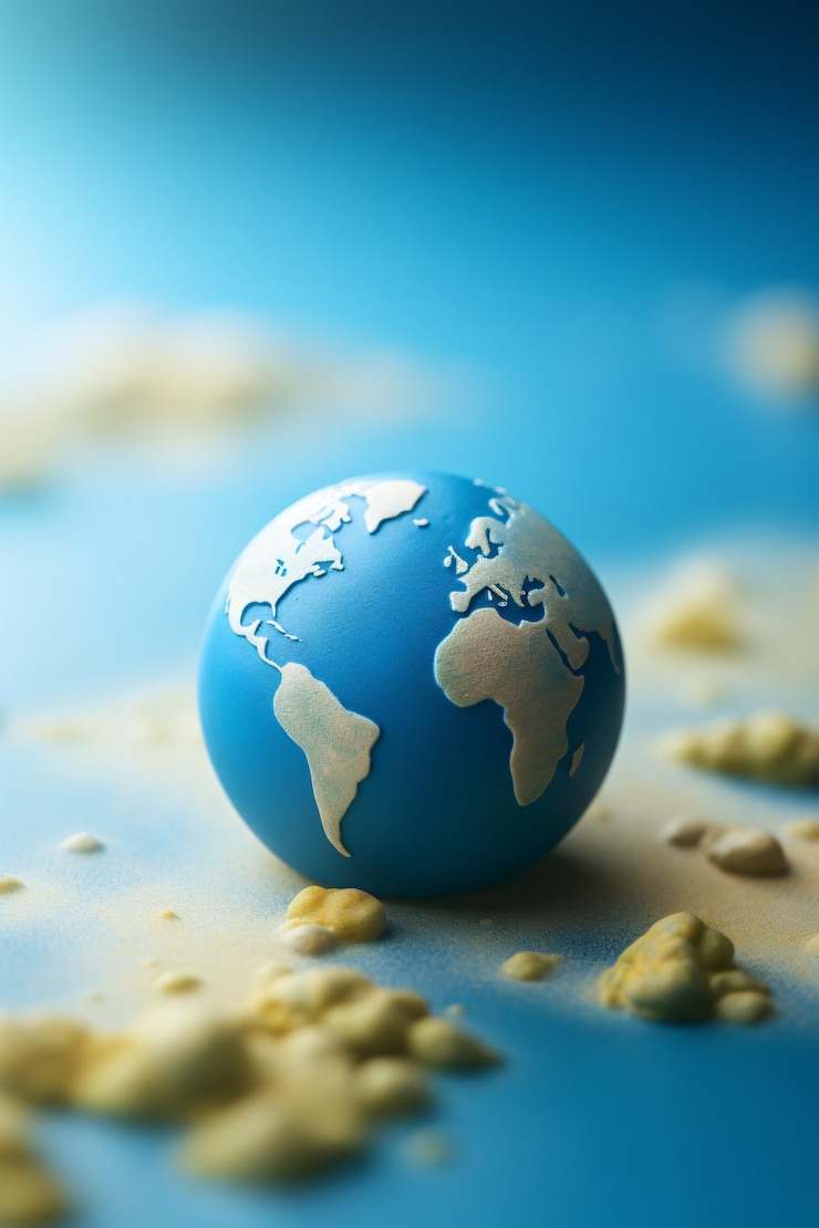 Free Photo 3d earth planet shape