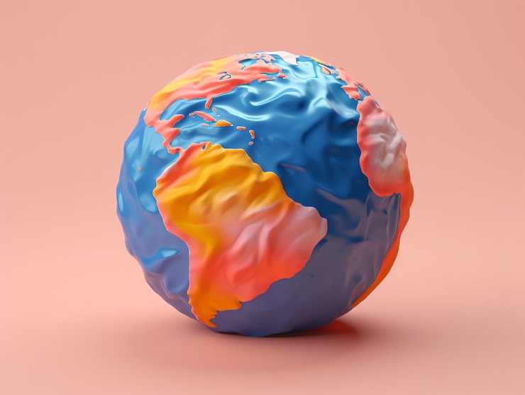 무료 Photo 3d 지구 행성 모양