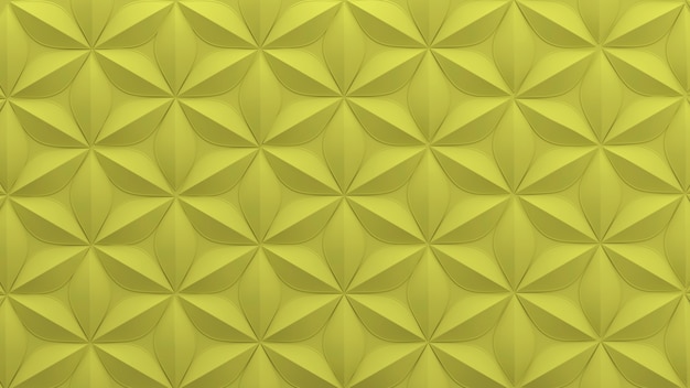 Free photo 3d elegant geometrical green texture