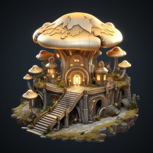 3d fantasy scene