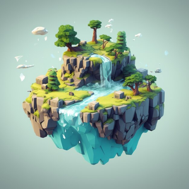 3d fantasy scene