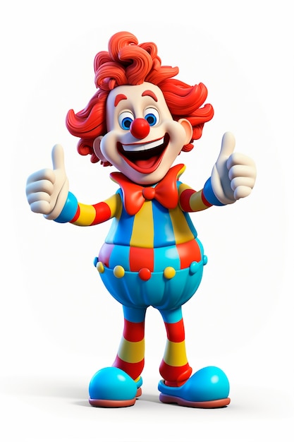 3d fun  carnival character