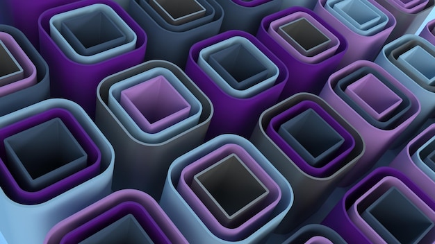 Free photo 3d geometric abstract background