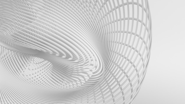 Бесплатное фото 3d геометрический абстрактный твист фон