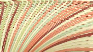 Free photo 3d geometric abstract twist background