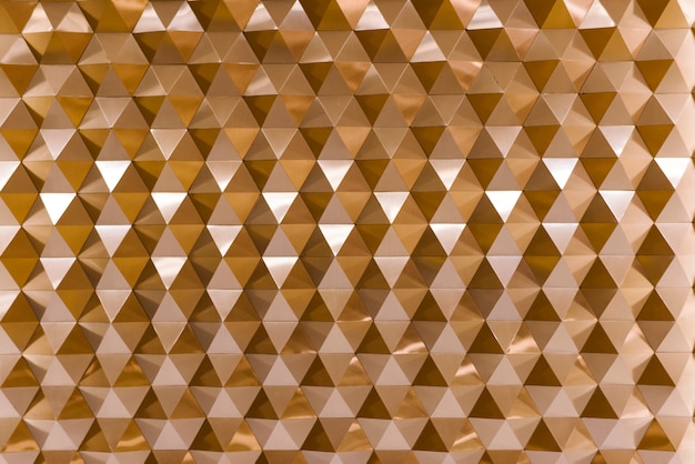 Free photo 3d geometric texture in copper