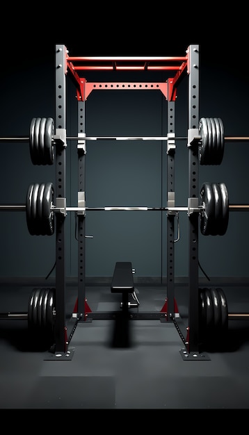 Free photo 3d gym equipment