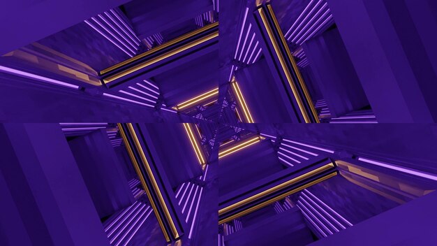 3d illustration of purple geometric patter as 4k uhd background