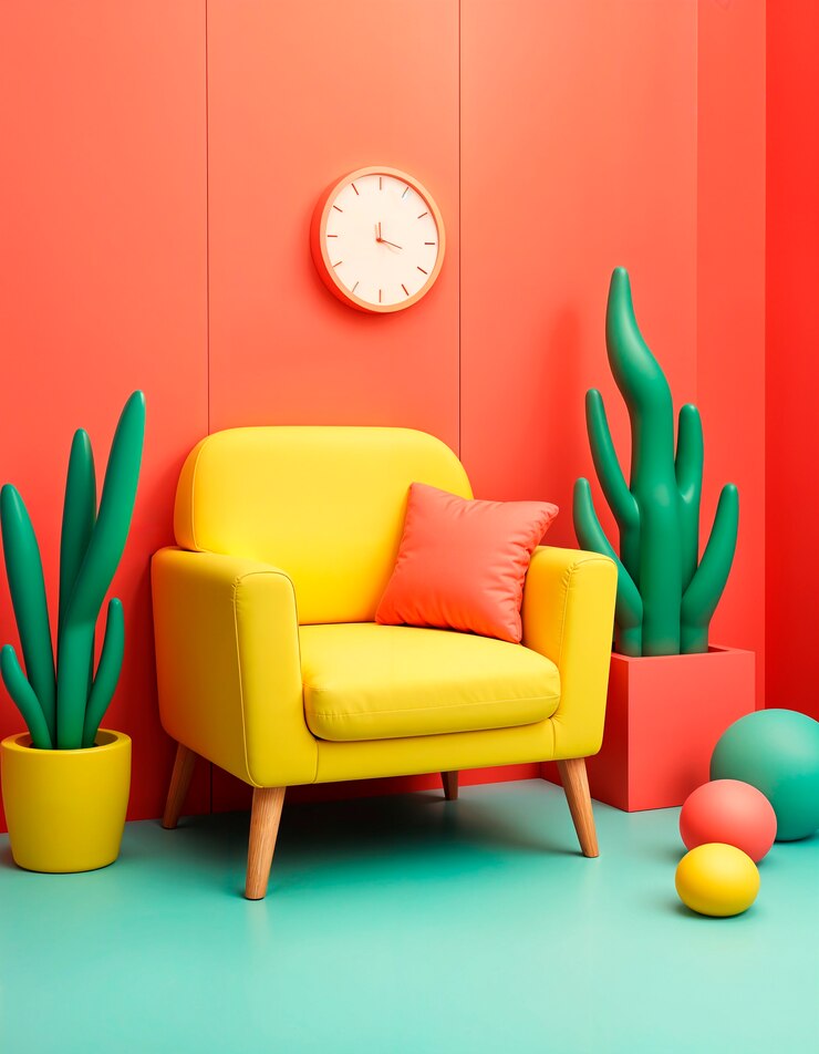 무료 Photo 3d 인테리어 디자인 벽지