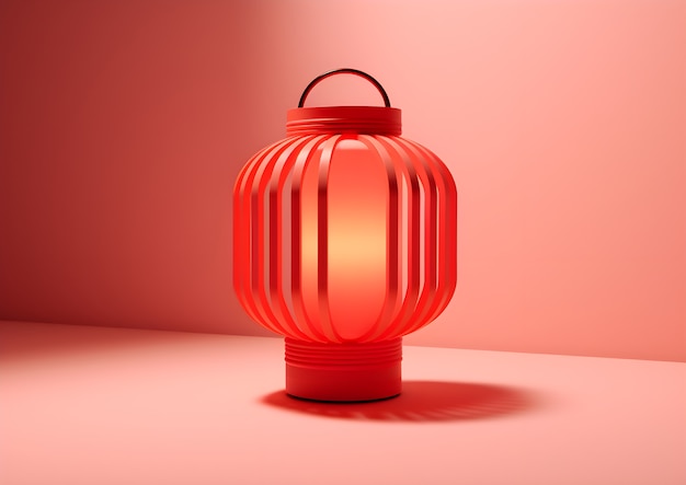 Free photo 3d lantern for tet vietnamese new year