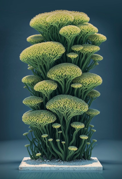 Бесплатное фото 3d морские водоросли