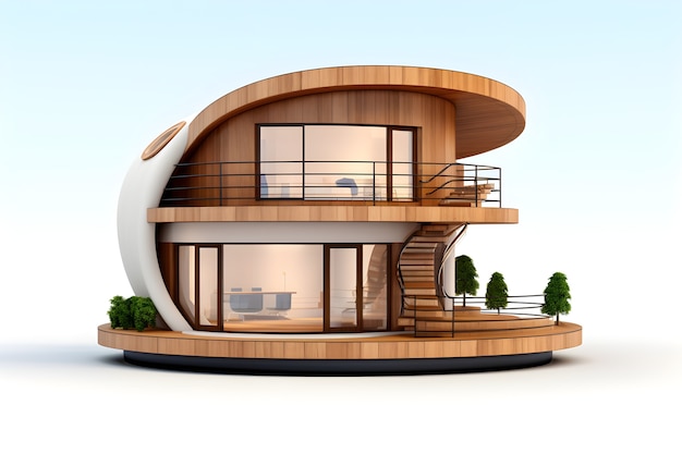 Free photo 3d model for house building