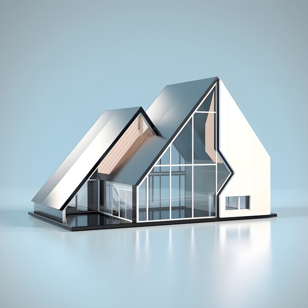 주거용 건물의 3D 모델