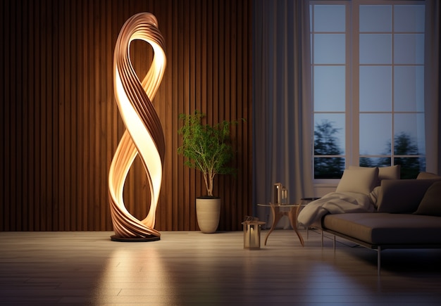 3d modern lighting lamp design