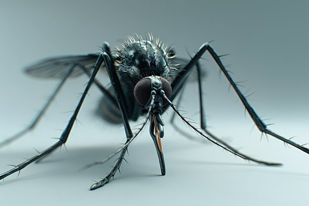 3d mosquito in studio