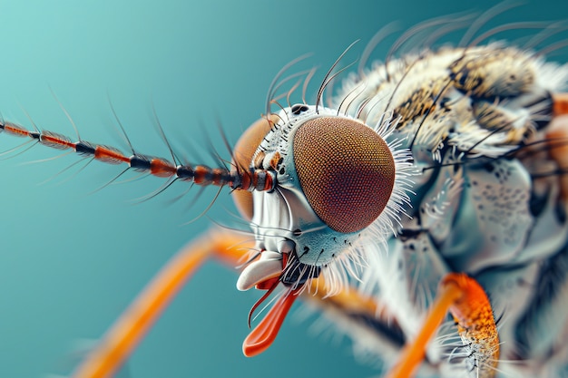 Free photo 3d mosquito in studio