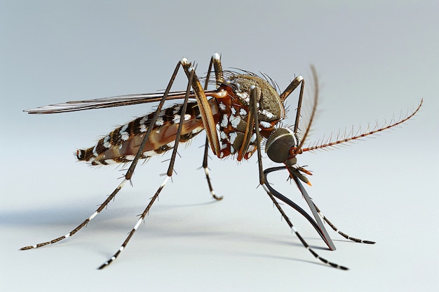 3d mosquito in studio