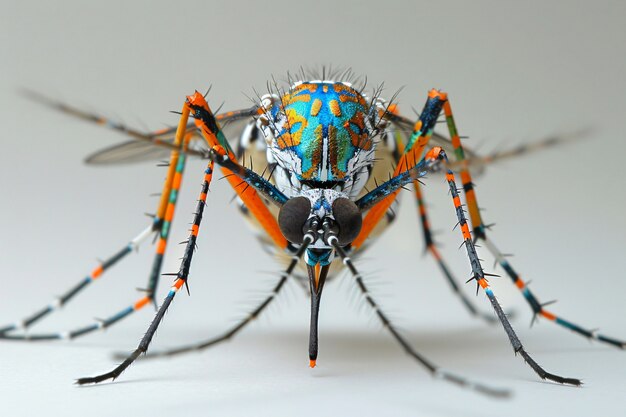 3d mosquito in studio