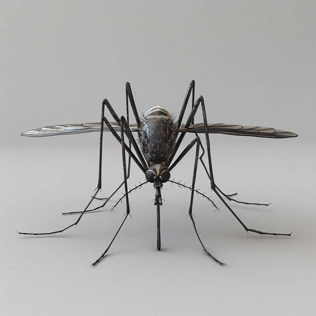 스튜디오에서 3D 모기