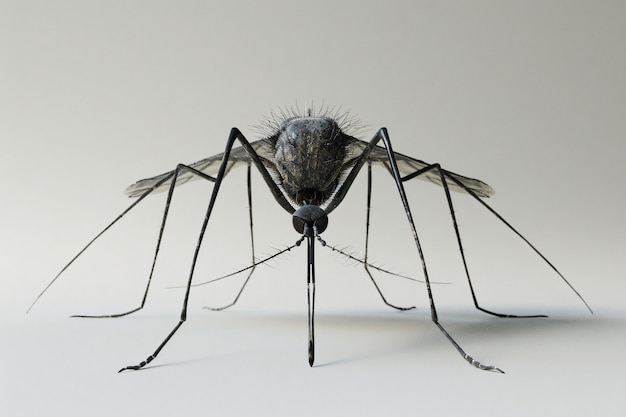 3d mosquito in studio