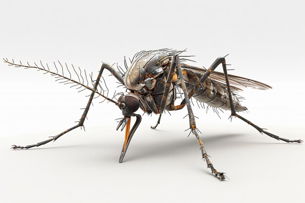 3d mosquito in studio