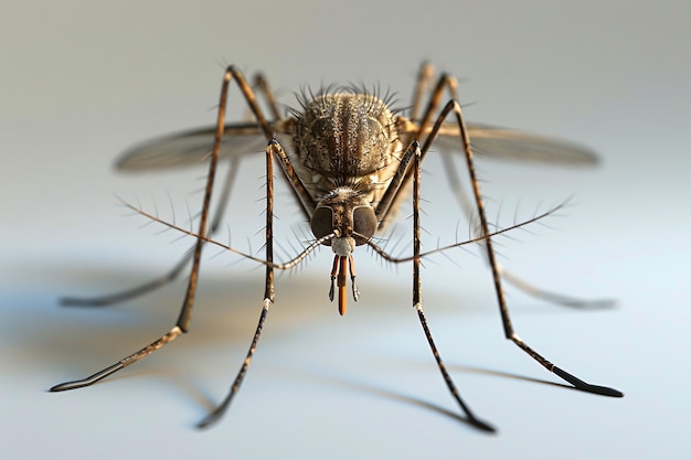 3d mosquito in studio