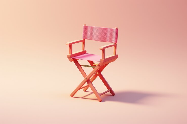 무료 Photo 3d 영화 감독의 의자