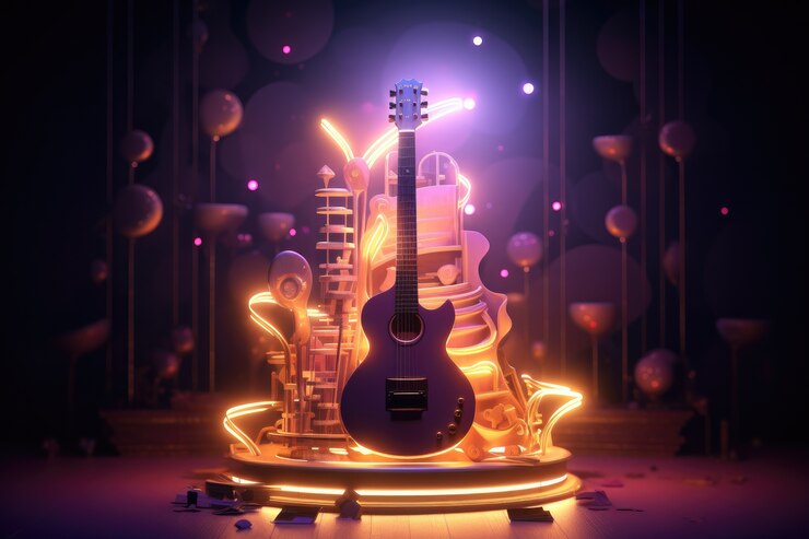 무료 Photo 3d 음악 관련 장면