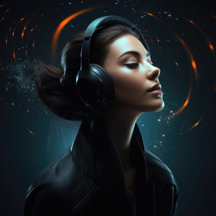 Free Photo 3d music related scene