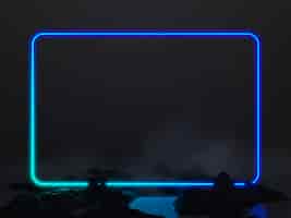 Free photo 3d neon lights background