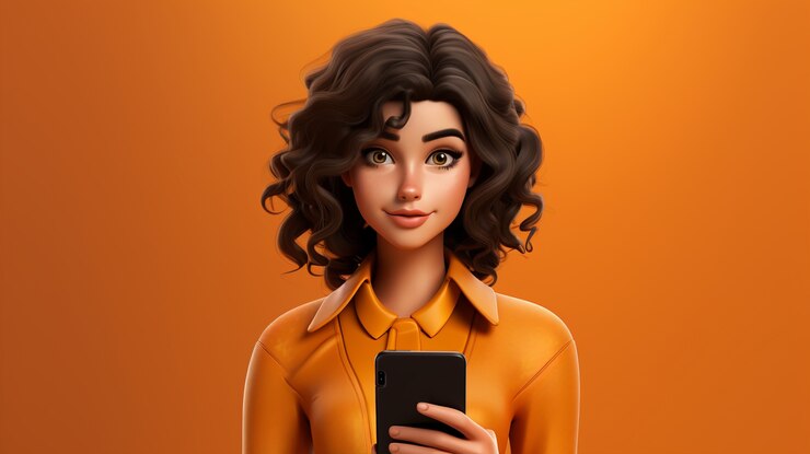 無料Photo 女性の 3 d 肖像画