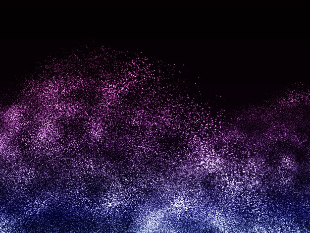 3D render of an abstract particle dots modern futuristic background