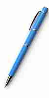 Free photo 3d render of blue fountain pen