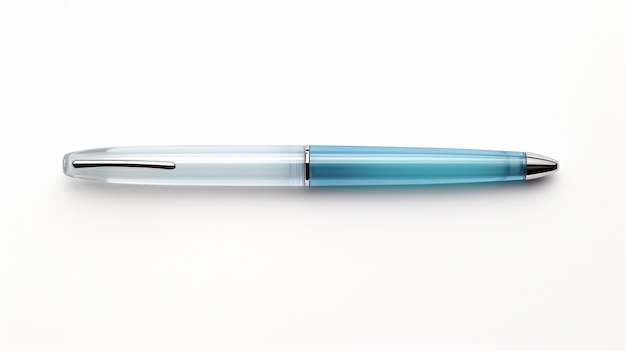 Free photo 3d render of blue fountain pen