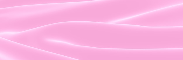 Ткань с волнистой текстурой розового цвета, визуализированная на 3d-принтере. абстрактный фон волны.